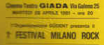 Locandina del concerto al cinema Giada